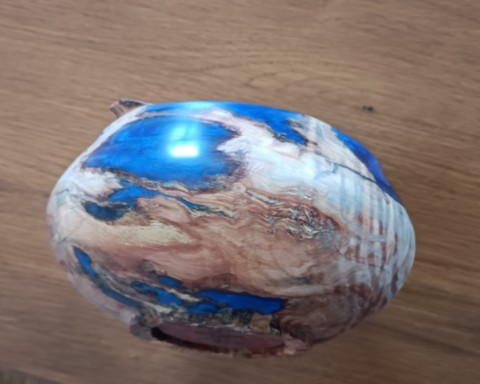 Vide poche souche cerisier résine epoxy