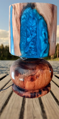Lampe noyer