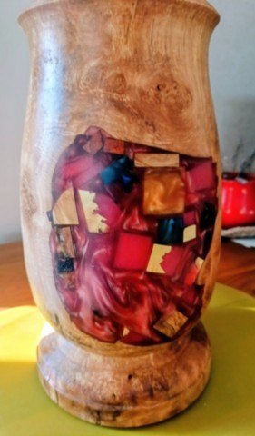 Vase en fruitier 